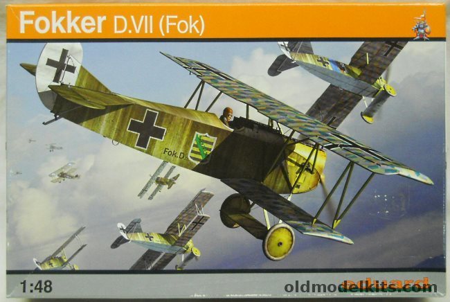 Eduard 1/48 Fokker D-VII (Fok) - (D.VII), 8132 plastic model kit
